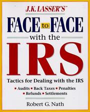 Cover of: J.K. Lasser's face to face with the IRS