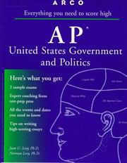 Cover of: AP US Government & Politics 2E (Ap United States Government and Politics, 2nd ed) by Arco