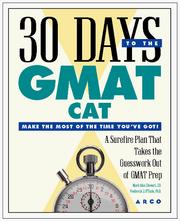 Cover of: Arco 30 Days to the Gmat Cat (Serial)