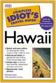 Cover of: The complete idiot's travel guide to Hawaii