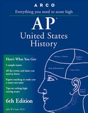 Cover of: AP US History 6E (Ap United States History : Everything You Need to Score High, 6th ed) by Arco