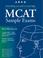 Cover of: Arco Everything You Need to Score High McAt Sample Exams (Mcat Sample Exams, 3rd ed)