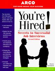 Cover of: You're Hired Secrets to SuccJobInterview