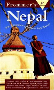 Cover of: Frommer's Nepal by Karl Samson, Jane Aukshunas