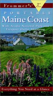 Cover of: Frommer's Portable Maine Coast (Frommer's Maine Coast)
