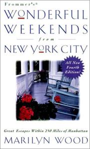 Cover of: Frommer's Wonderful Weekends From New York City