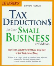 Cover of: J.K. Lasser's tax deductions for your small business