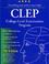 Cover of: CLEP 7th Edition