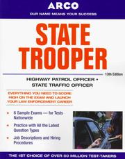 Cover of: Arco State Trooper: Highway Patrol Officer/State Traffic Officer (State Trooper, 13th ed)