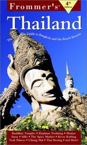 Cover of: Frommer's Thailand (Frommer's Thailand, 4th ed) by Jennifer Eveland, John  Frommer's Thailand Bozman