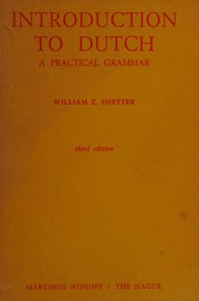 Cover of: Introduction to Dutch: a practical grammar