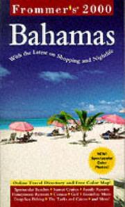 Cover of: Frommer's 2000 Bahamas (Frommer's Bahamas, 2000) by Arthur Frommer, Darwin Porter