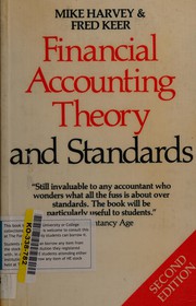Cover of: Financial accounting theory and standards