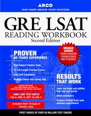 Cover of: GRE, GMAT, LSAT, MCAT reading comprehension workbook