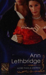 Cover of: More Than a Mistress
