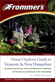 Cover of: Frommer's Great Outdoor Guide to Vermont & New Hampshire