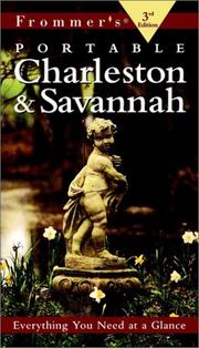 Cover of: Frommer's Portable Charleston & Savannah, 3rd Edition (Portable Guides) by Darwin Porter, Danforth Prince