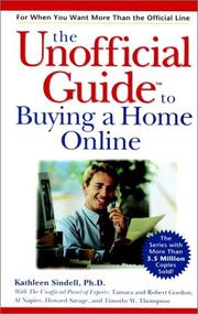 Cover of: The unofficial guide to buying a home online by Kathleen Sindell