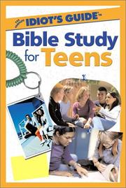 Cover of: The Complete Idiot's Guide(R) to Bible Study for Teens