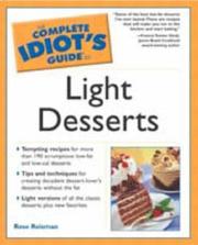 Cover of: The Complete Idiot's Guide to Light Desserts by Rose Reisman, Frances Towner Giedt