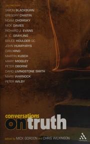 Cover of: Conversations on truth
