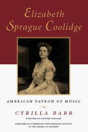 Elizabeth Sprague Coolidge by Cyrilla Barr