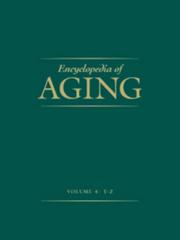 Cover of: Encyclopedia of Aging (4 Volume Set)