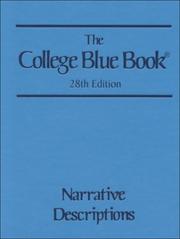 Cover of: The College Blue Book by 