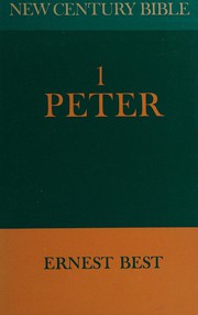 Cover of: 1 Peter by Ernest Best
