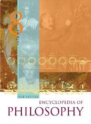 Cover of: Encyclopedia Of Philosophy (10 Volume Set)