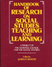 Cover of: Handbook of research on social studies teaching and learning