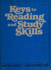 Keys to reading and study skills by Harriet Krantz, Joan Kimmelman