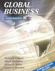 Cover of: Global business by Michael R. Czinkota ... [et al.].