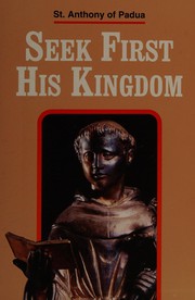 Cover of: Seek first his kingdom