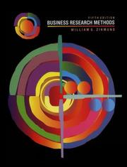 Cover of: Business research methods by William G. Zikmund