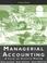 Cover of: Managerial Accounting Study Guide