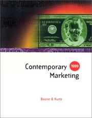 Cover of: Contemporary Marketing 1999 | Louis E. Boone