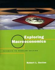 Cover of: Exploring Macroeconomics: Pathways to Problem Solving