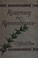 Cover of: Rosemary for remembrance.