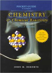 Cover of: Chemistry and Chemical Reactivity by John M. Dekorte, Paul Treichel