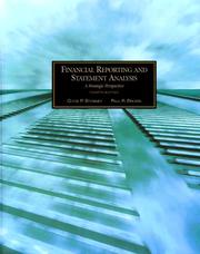 Cover of: Financial reporting and statement analysis: a strategic perspective
