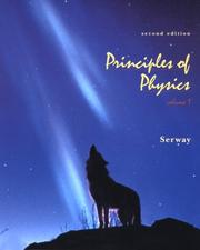 Cover of: Principles of physics by Raymond A. Serway