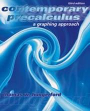 Cover of: Contemporary precalculus by Thomas W. Hungerford