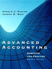 Cover of: Advanced accounting by Arnold J. Pahler