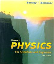 Cover of: Physics for Scientists and Engineers, Volume I (with Student Tools CD-ROM) by Raymond A. Serway, Robert Beichner