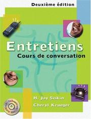 Front cover of Entretiens by H. Jay Siskin