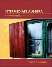 Cover of: Intermediate Algebra by Charles P. McKeague