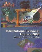 Cover of: International business | Michael R. Czinkota