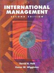 Cover of: International management