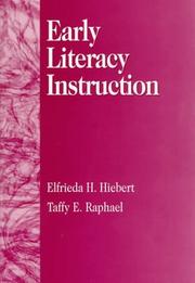 Cover of: Early literacy instruction